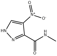 N-methyl-4-nitro-1H-pyrazole-3-carboxamide 구조식 이미지