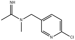 Ethanimidamide, N-[(6-chloro-3-pyridinyl)methyl]-N-methyl- Structure