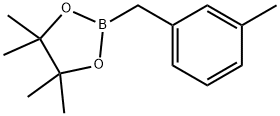 4,4,5,5-tetraMethyl-2-(3-Methylbenzyl)-1,3,2-dioxaborolane 구조식 이미지