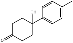 4-Hydroxy-4-(4-methylphenyl)cyclohexanone Structure