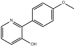 3-Hydroxy-2-(4-methoxyphenyl)pyridine 구조식 이미지