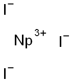 neptunium triiodide Structure