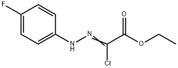 Ethylchloro[(4-fluorophenyl)hydrazono]acetate Structure