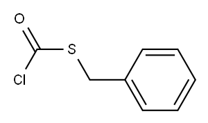 Carbonochloridothioic acid, S-(phenylmethyl) ester Structure