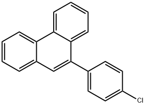 9-(4-chlorophenyl)phenanthrene 구조식 이미지