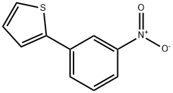 Thiophene, 2-(3-nitrophenyl)- 구조식 이미지