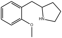 2-[(2-methoxyphenyl)methyl]pyrrolidine 구조식 이미지