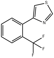 4-(2-Trifluoromethylphenyl)thiazole Structure