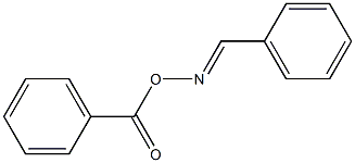 Benzaldehyde O-benzoyl oxime Structure