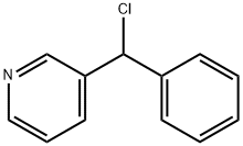 3-(chloro(phenyl)methyl)pyridine Structure