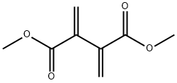 Butanedioic acid, 2,3-bis(methylene)-, 1,4-dimethyl ester 구조식 이미지