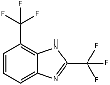 1H-Benzimidazole, 2,7-bis(trifluoromethyl)- Structure