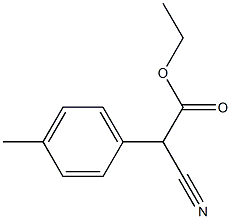 ethyl 2-cyano-2-(p-tolyl)acetate Structure