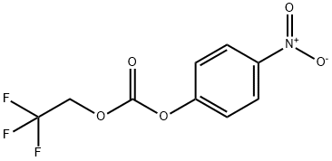 Carbonic acid 4-nitrophenyl ester 2,2,2-trifluoroethyl ester 구조식 이미지