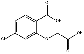 Benzoicacid,2-(carboxymethoxy)-4-chloro- 구조식 이미지