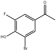 3'-Bromo-5'-fluoro-4'-hydroxyacetophenone Structure