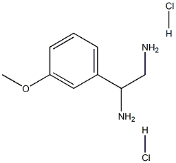 1-(3-METHOXYPHENYL)ETHANE-1,2-DIAMINE DIHYDROCHLORIDE 구조식 이미지