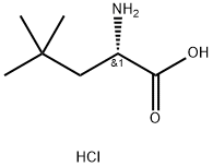 (S)-2-amino-4,4-dimethylpentanoic acid hydrochloride Structure