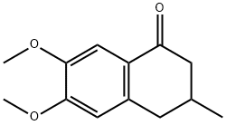 6,7-dimethoxy-3-methyl-3,4-dihydro-2H-naphthalen-1-one Structure