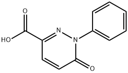 6-OXO-1-PHENYL-1,6-DIHYDROPYRIDAZINE-3-CARBOXYLIC ACID 구조식 이미지