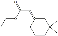 Ethyl (3,3-dimethylcyclohexyliden)acetat Structure