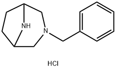 3-benzyl-3,8-diazabicyclo[3.2.1]octane hydrochloride Structure