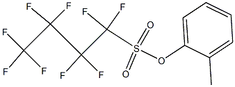 (2-Methylphenyl)1,1,2,2,3,3,4,4,4-nonafluorobutane-1-sulfonate Structure