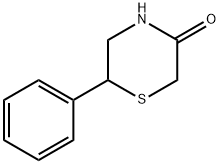 3-Thiomorpholinone, 6-phenyl- Structure