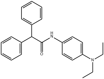 N-[4-(diethylamino)phenyl]-2,2-diphenylacetamide Structure