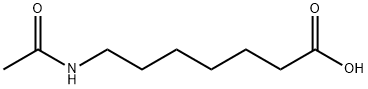 7-(acetylamino)heptanoic acid 구조식 이미지