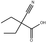 2-cyano-2-ethylbutanoic acid 구조식 이미지