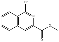 Methyl 1-bromoisoquinoline-3-carboxylate Structure