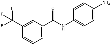 N-(4-aminophenyl)-3-(trifluoromethyl)benzamide Structure
