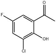 Ethanone, 1-(3-chloro-5-fluoro-2-hydroxyphenyl)- Structure