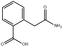 Benzoic acid, 2-(2-amino-2-oxoethyl)- Structure