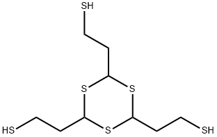1,3,5-Trithiane-2,4,6-triethanethiol Structure