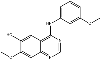 7-methoxy-4-[(3-methoxyphenyl)amino]quinazolin-6-ol Structure