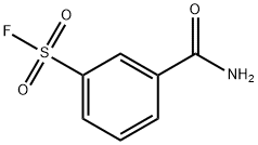 Benzenesulfonyl fluoride, 3-(aminocarbonyl)- 구조식 이미지