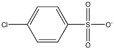 p-Chlorobenzenesulfonic acid anion Structure