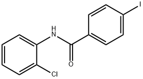 N-(2-chlorophenyl)-4-iodobenzamide 구조식 이미지