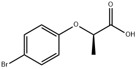 (2R)-2-(4-Bromophenoxy)propanoic acid 구조식 이미지