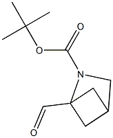tert-butyl 1-formyl-2-azabicyclo[2.1.1]hexane-2-carboxylate 구조식 이미지