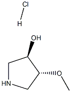 (3R,4R)-4-methoxypyrrolidin-3-ol hydrochloride Structure