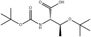 (2S,3S)-3-(tert-butoxy)-2-{[(tert-butoxy)carbonyl]amino}butanoic acid 구조식 이미지