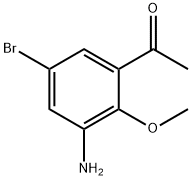 1-(3-Amino-5-bromo-2-methoxy-phenyl)-ethanone Structure