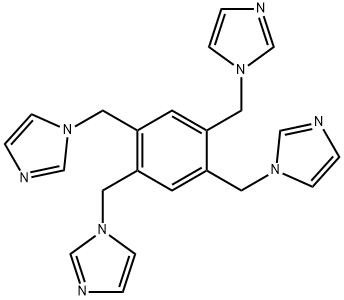 1,2,4,5-tetrakis(imidazol-1-ylmethyl)benzene Structure