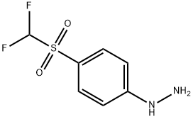 (4-difluoromethanesulfonylphenyl)hydrazine Structure