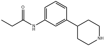 n-(3-(piperidine-4-yl)phenyl)propionamide Structure