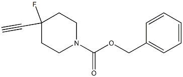 benzyl 4-ethynyl-4-fluoropiperidine-1-carboxylate Structure