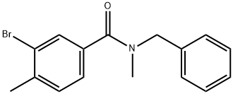 N-benzyl-3-bromo-N,4-dimethylbenzamide Structure